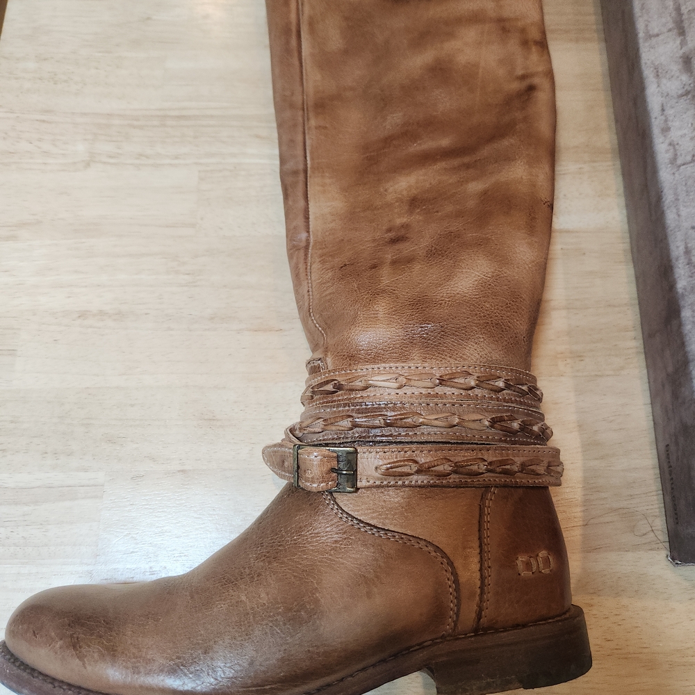 Bed|Stu Women's Eva Brown Leather Boots - Picture 11 of 11